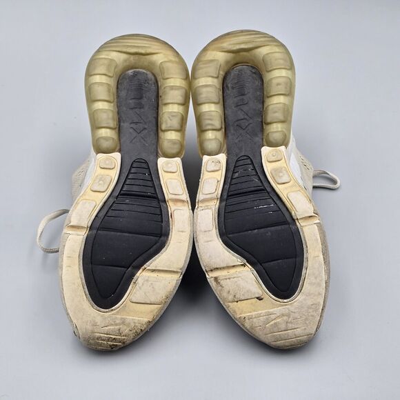 Nike Women's Size 7.5 US WMNS Air Max 270 AH6789 100 White Black Sneakerd Shoes - Picture 6 of 12